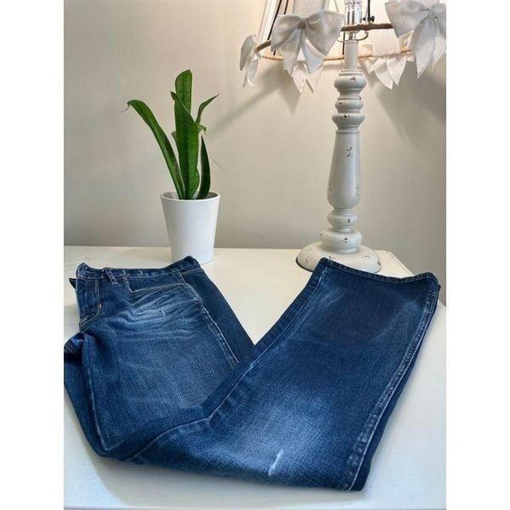 Madewell Dark Blue Flared Unisex Jeans Sz 28x 34